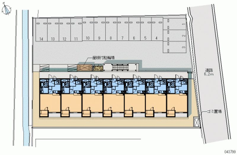 43799 Monthly parking lot