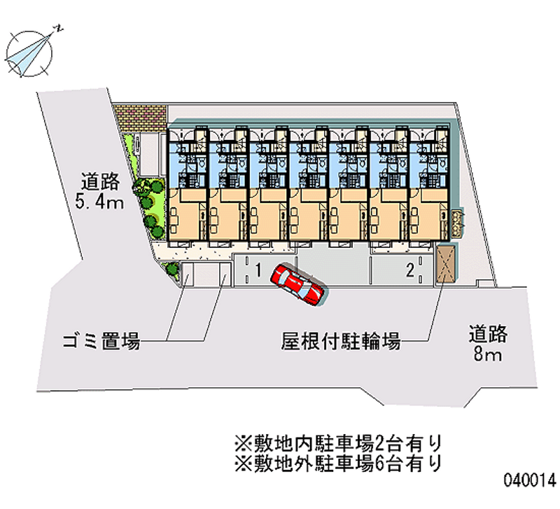 レオパレスグリーントロア 月極駐車場