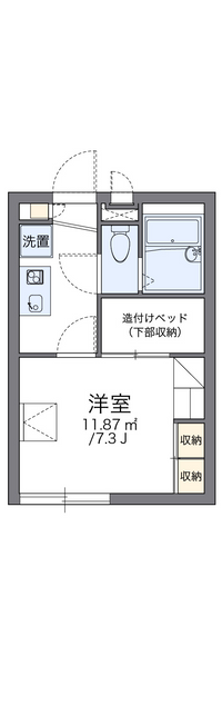 レオパレスハイム　ＴＭ 間取り図