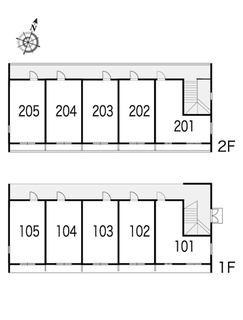 レオパレスＬｕｃｅⅡ 間取配置図