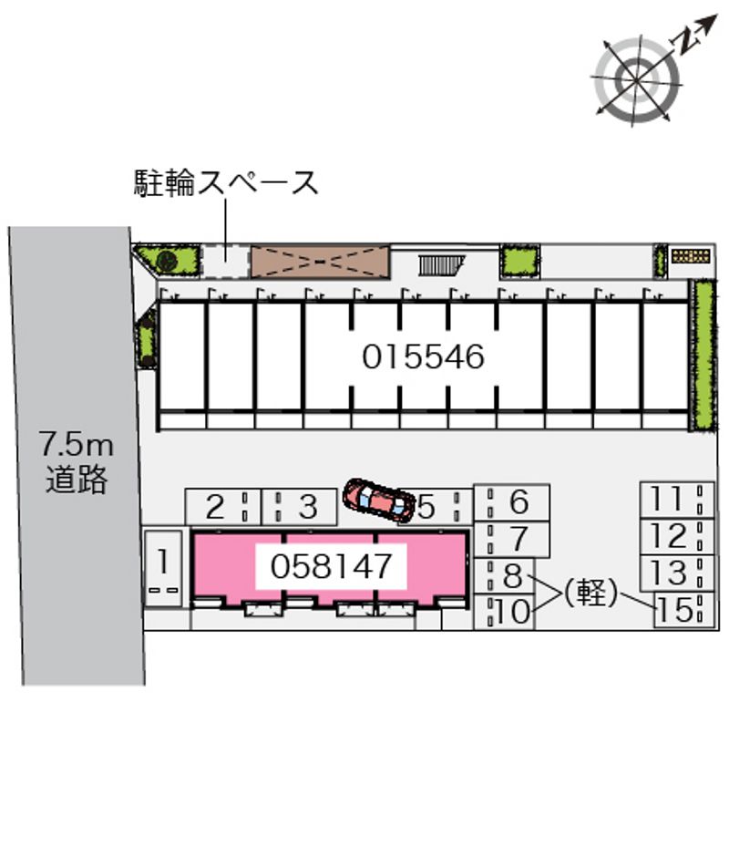 クレイノＩＫＡＷＡ 配置図
