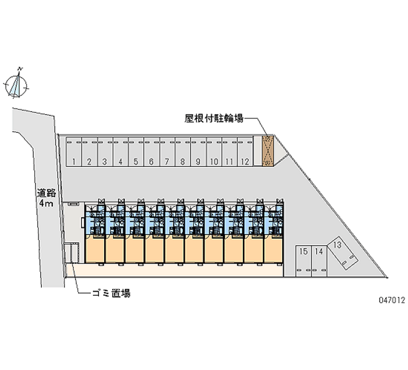 レオネクスト中曽根 月極駐車場