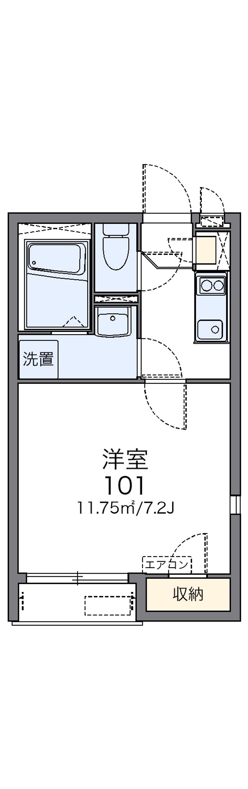レオネクストコンフォート下祇園 間取図