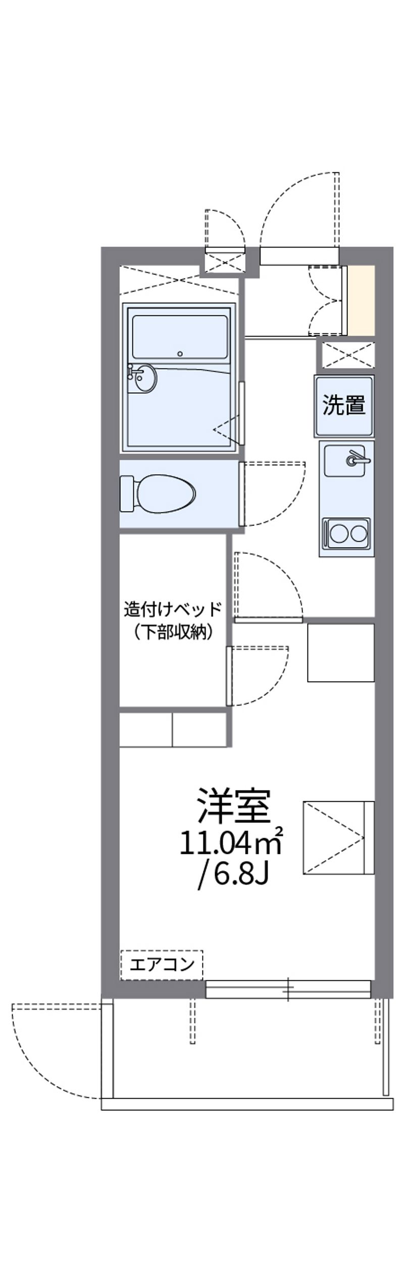 レオパレスＨｉｒａｎｏ 間取図