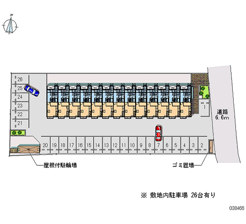 38466月租停車場