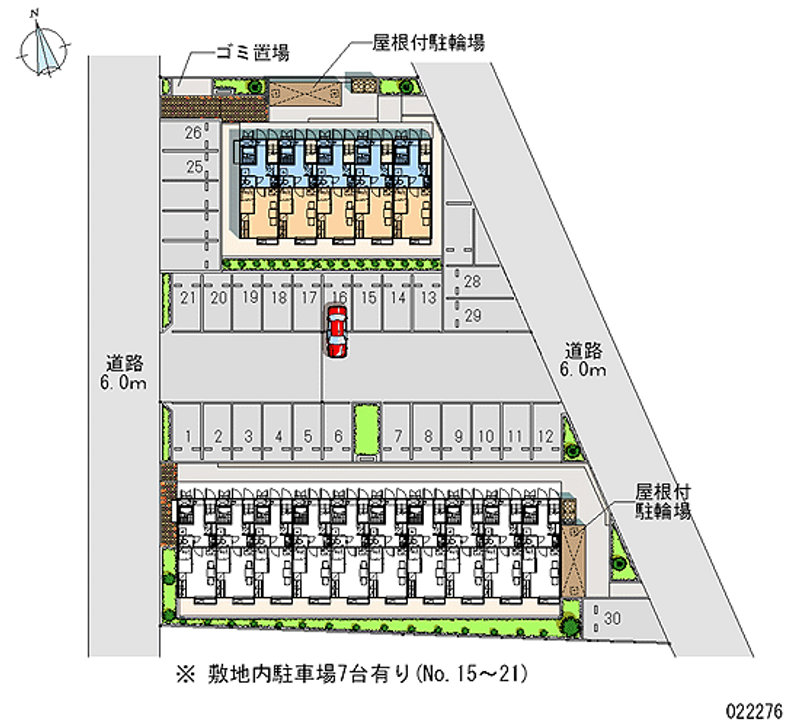 22276 Monthly parking lot