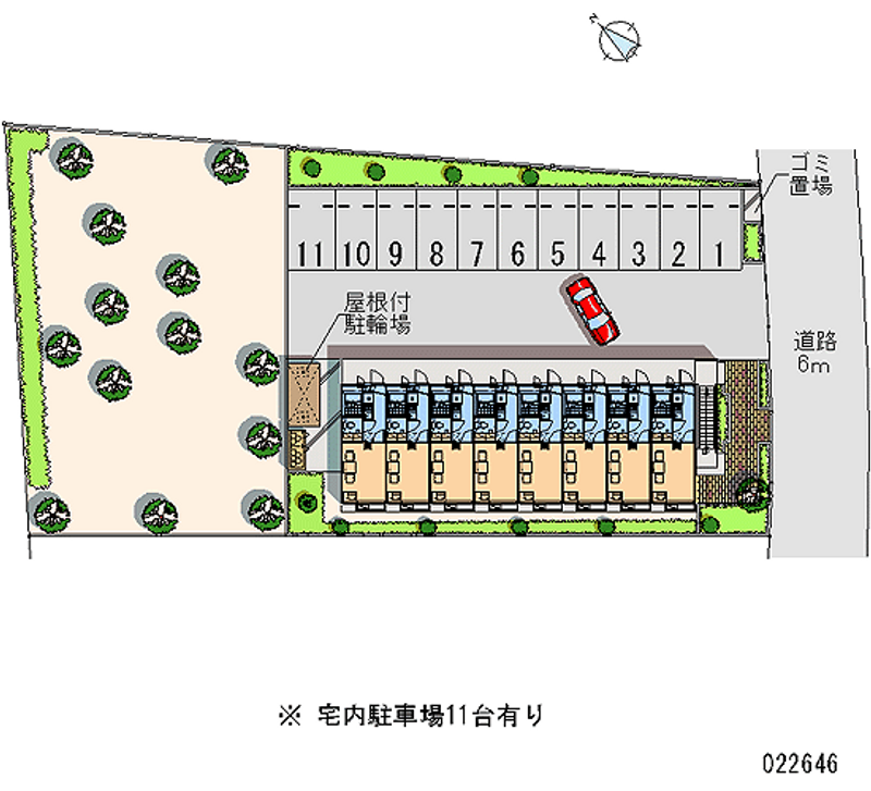 22646 Monthly parking lot