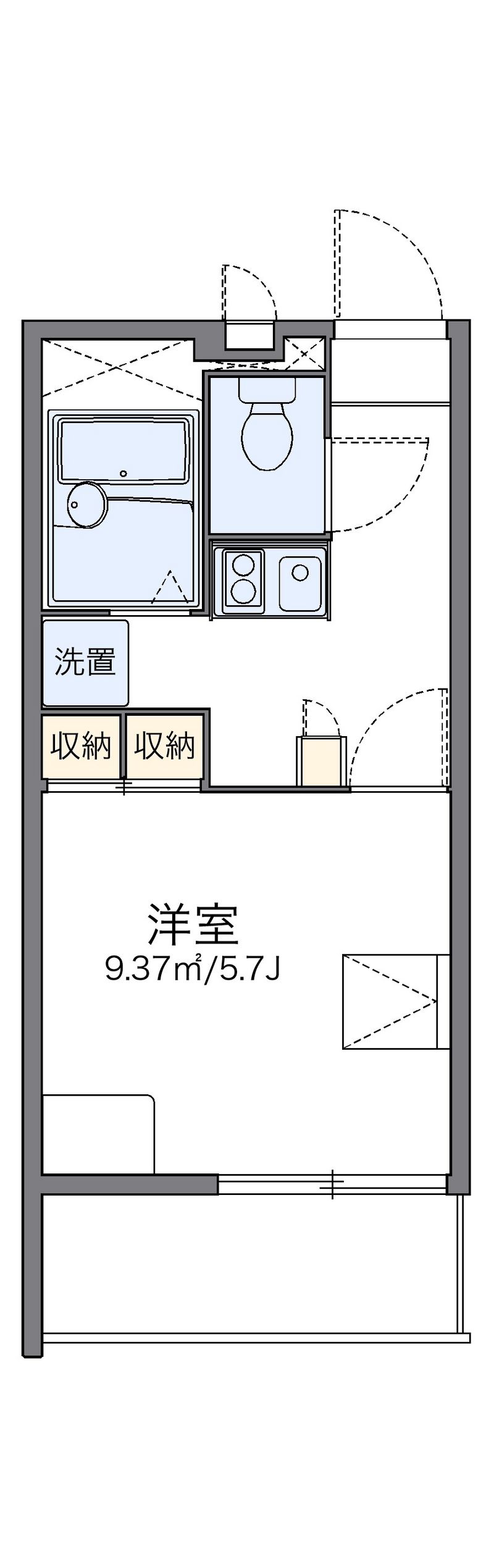 レオパレス延珠 間取図