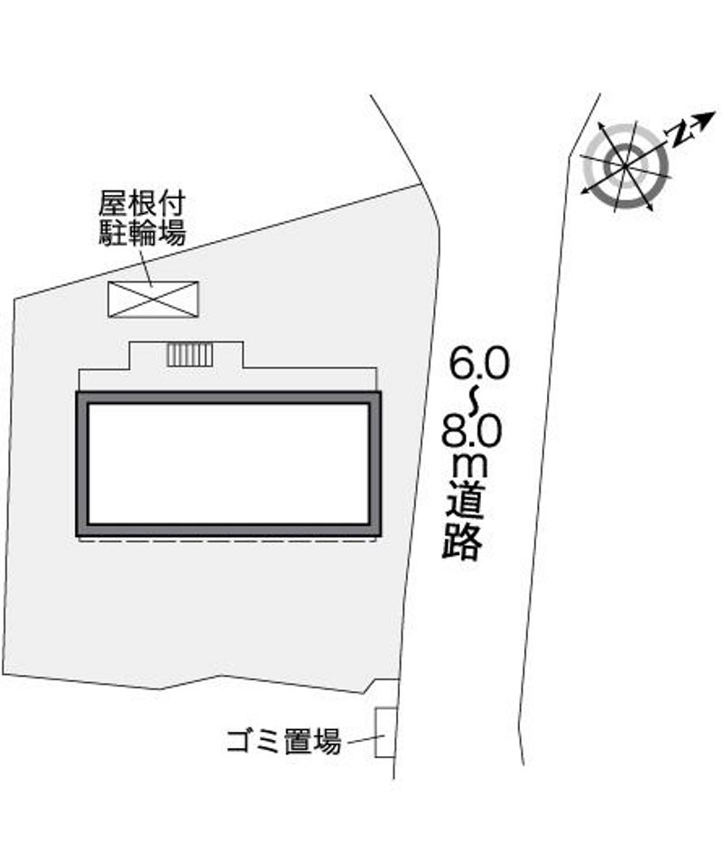 レオパレステナマント２５ 配置図