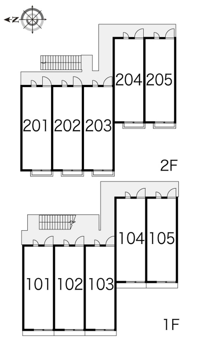 レオパレスアヴェニール 間取り配置図