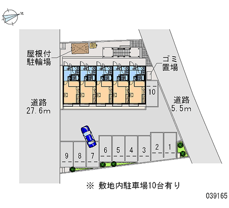 39165 Monthly parking lot