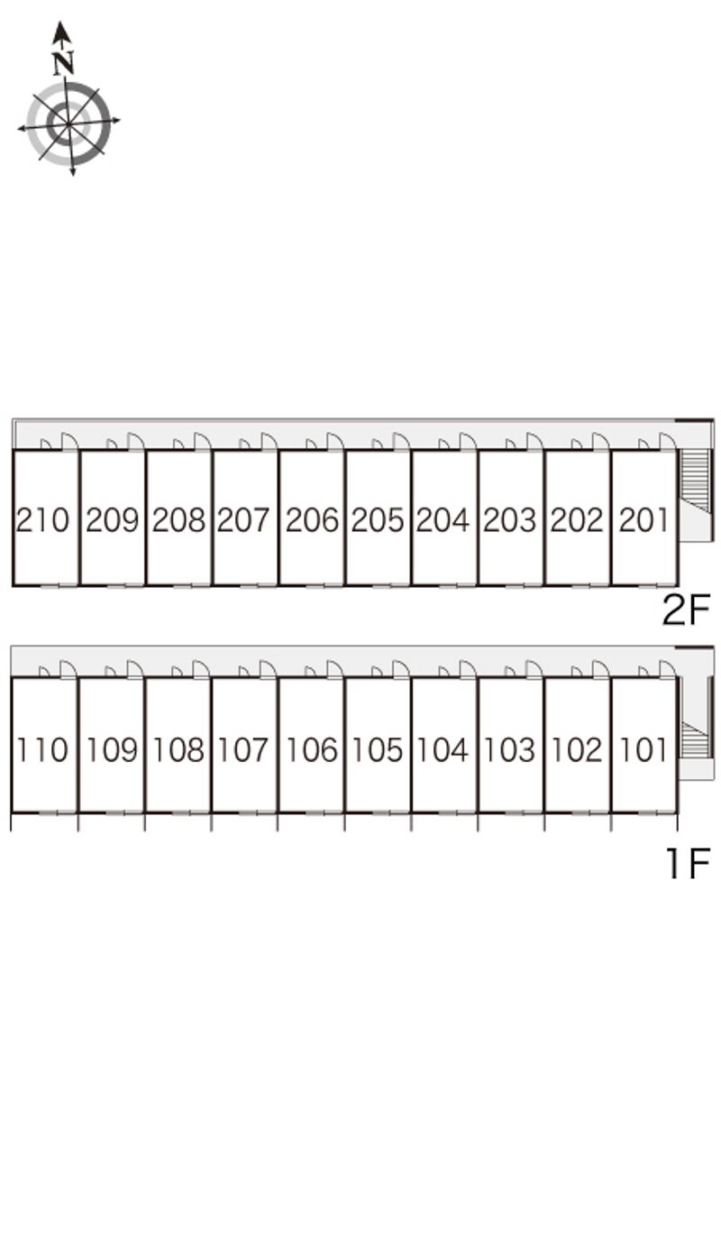 レオパレスＪＫ 間取配置図