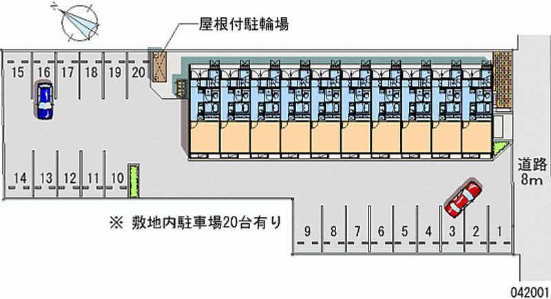 レオネクストハイツやまいち 月極駐車場