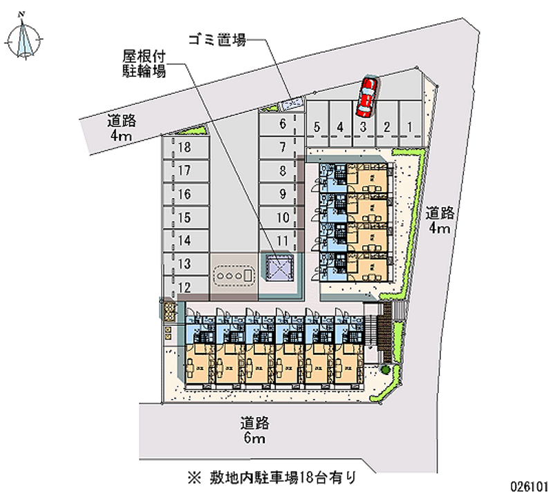 26101 Monthly parking lot