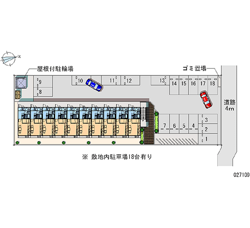 27109 bãi đậu xe hàng tháng