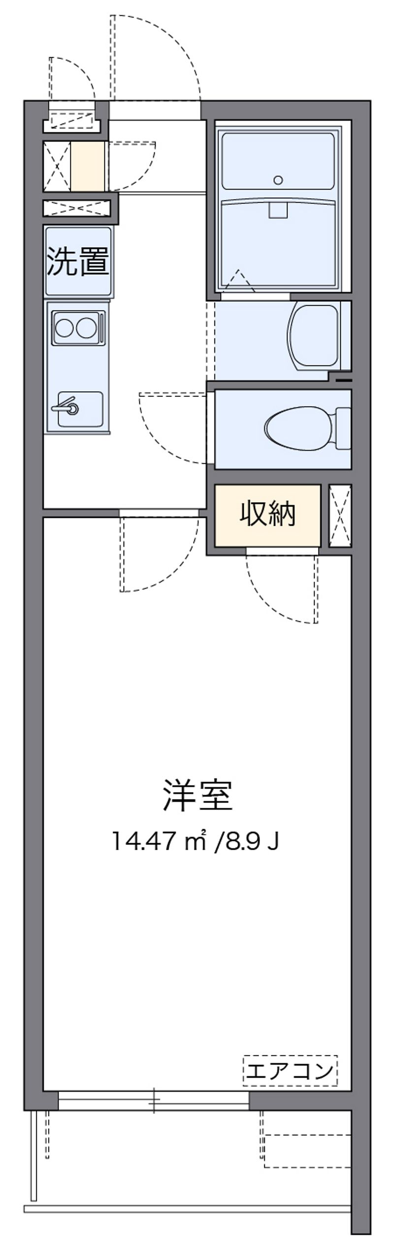 クレイノシャトーブランカⅡ 間取り