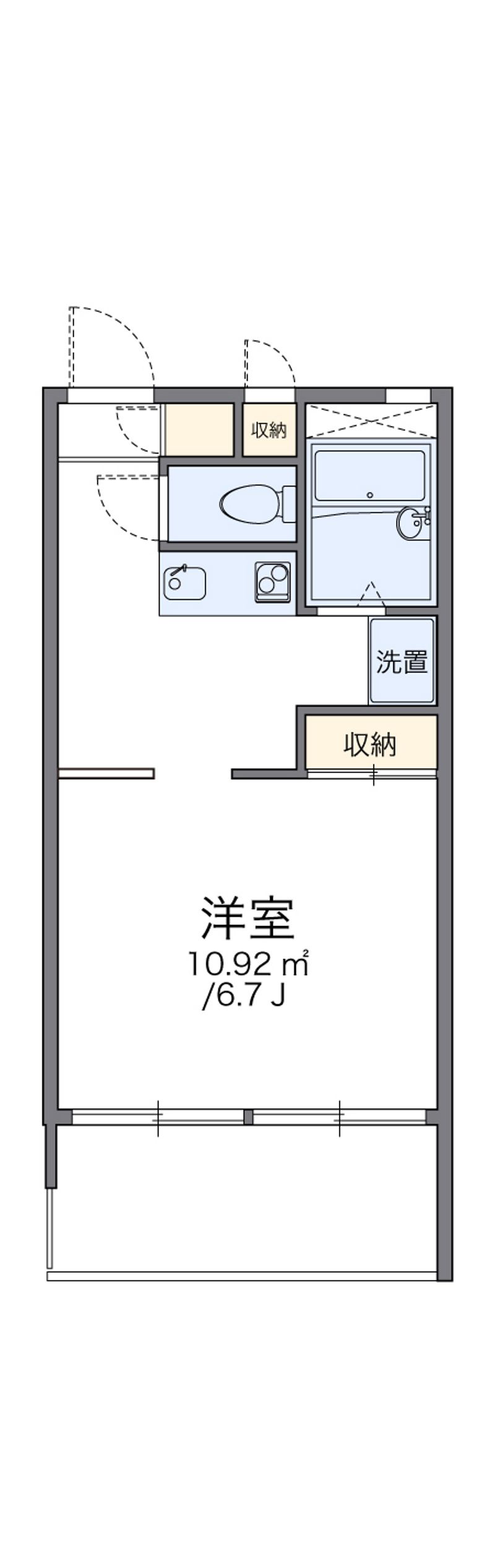 レオパレスエントピアＳＳ 間取図