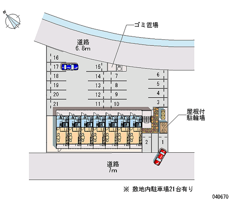 40670 Monthly parking lot