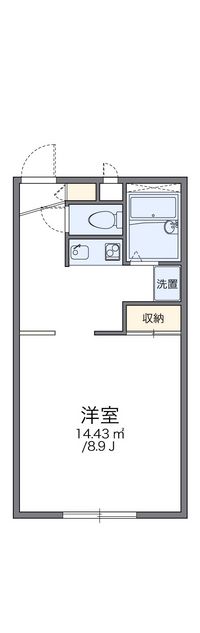 レオパレスマーガレット 間取り図