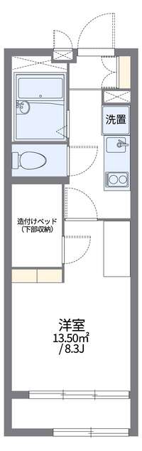 レオパレスカリオストロ 間取り図