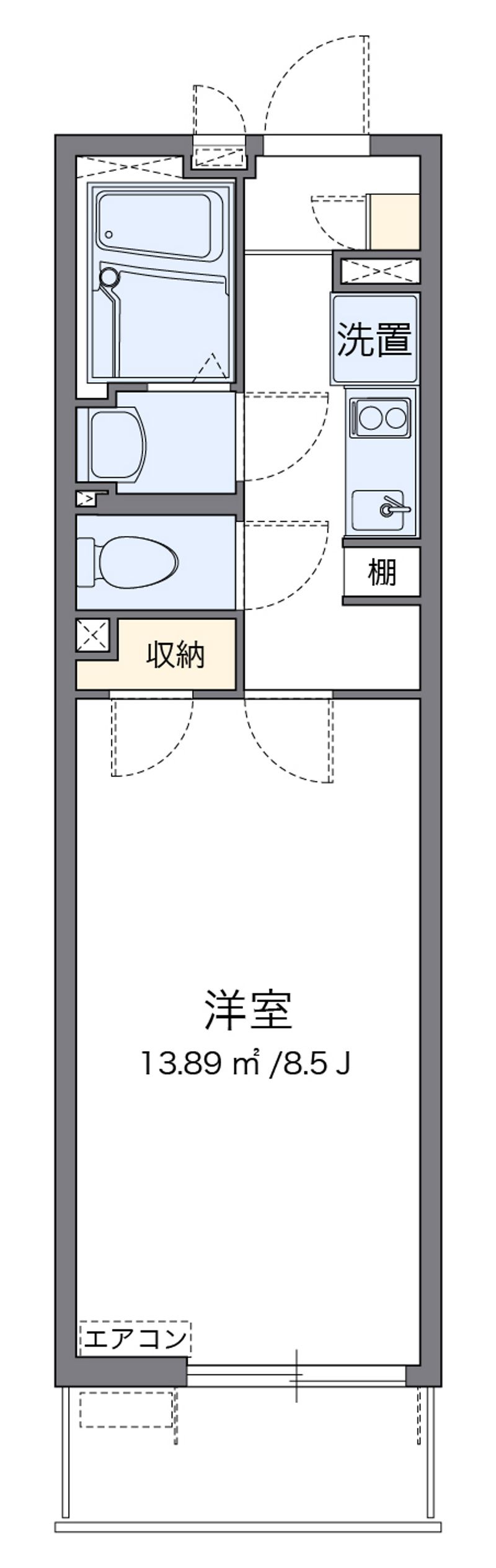 CLEINO Maison Higashi Hashimoto Floor plan