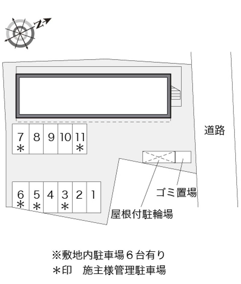 レオパレスエスアイユ 配置図