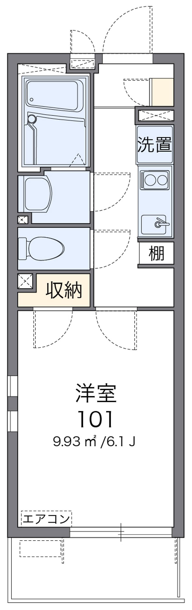 クレイノボナール 間取図