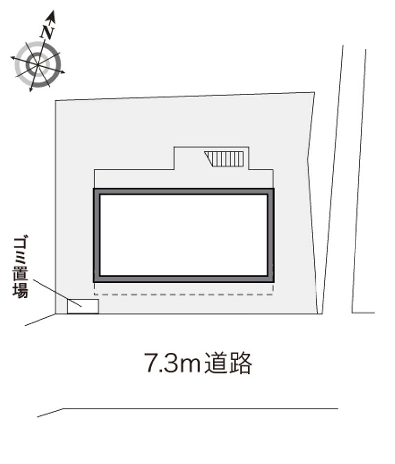 レオパレス横浜山手 配置図
