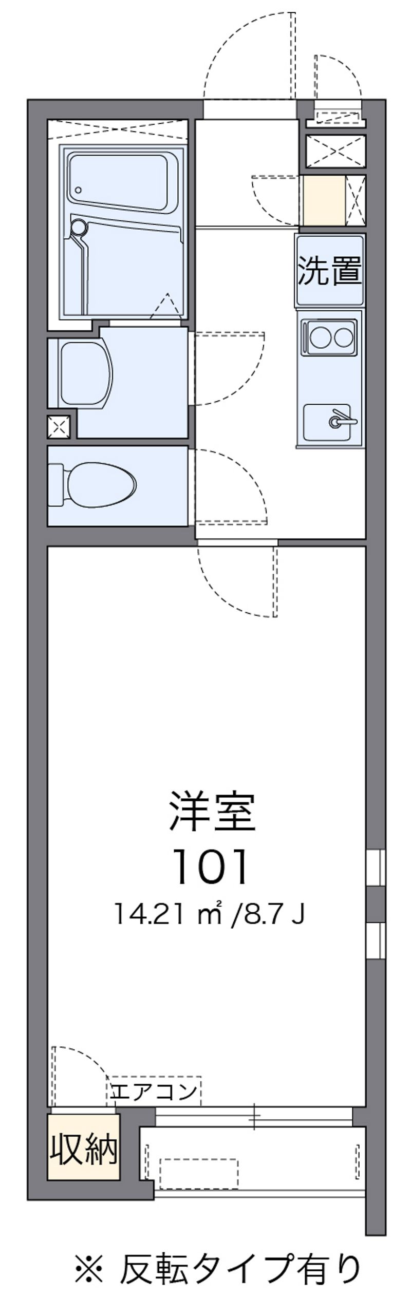 クレイノアムールⅢ 間取図