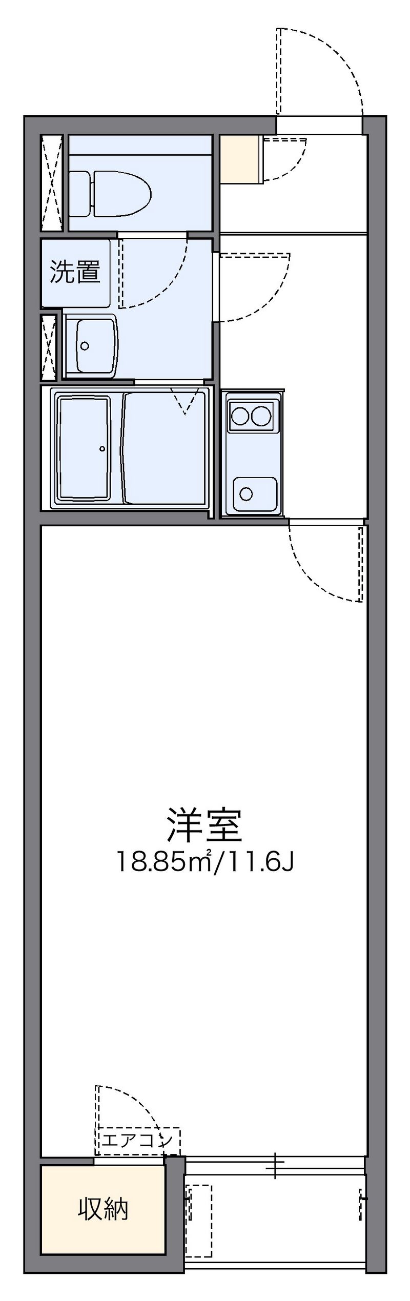 レオネクストアトム 間取図