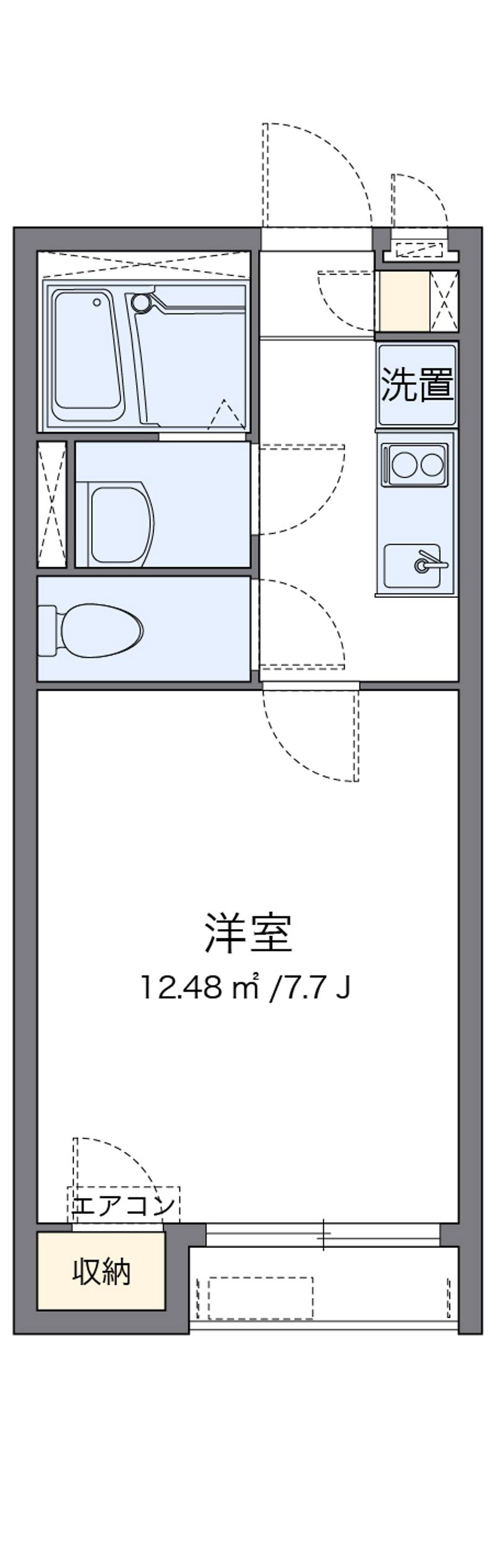 クレイノＫ　リュミエール 間取図