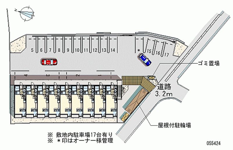 55424 Monthly parking lot