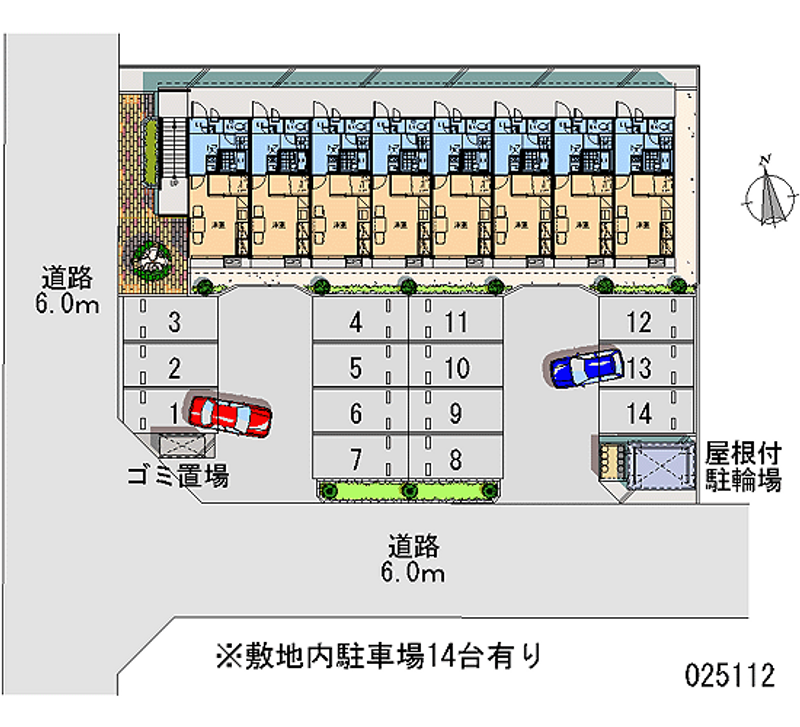 レオパレスＪｕｌｉｅｎⅡ 月極駐車場