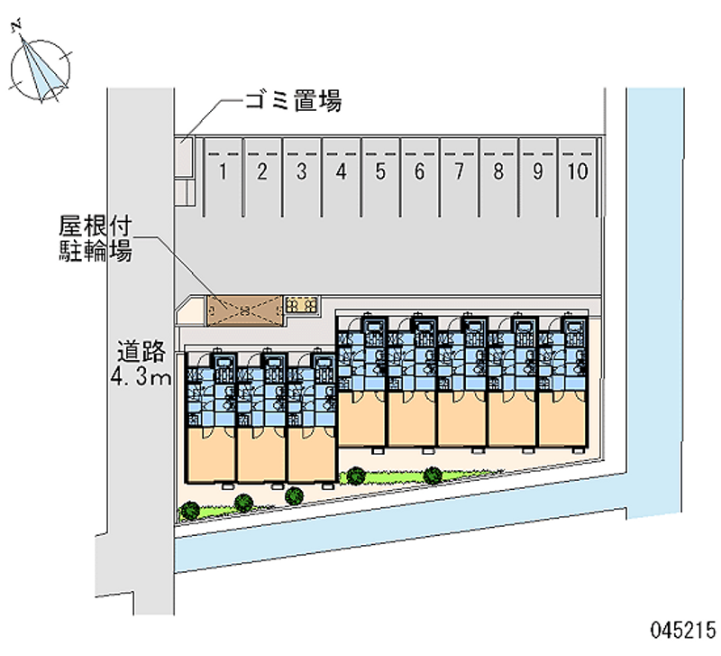 45215月租停车场