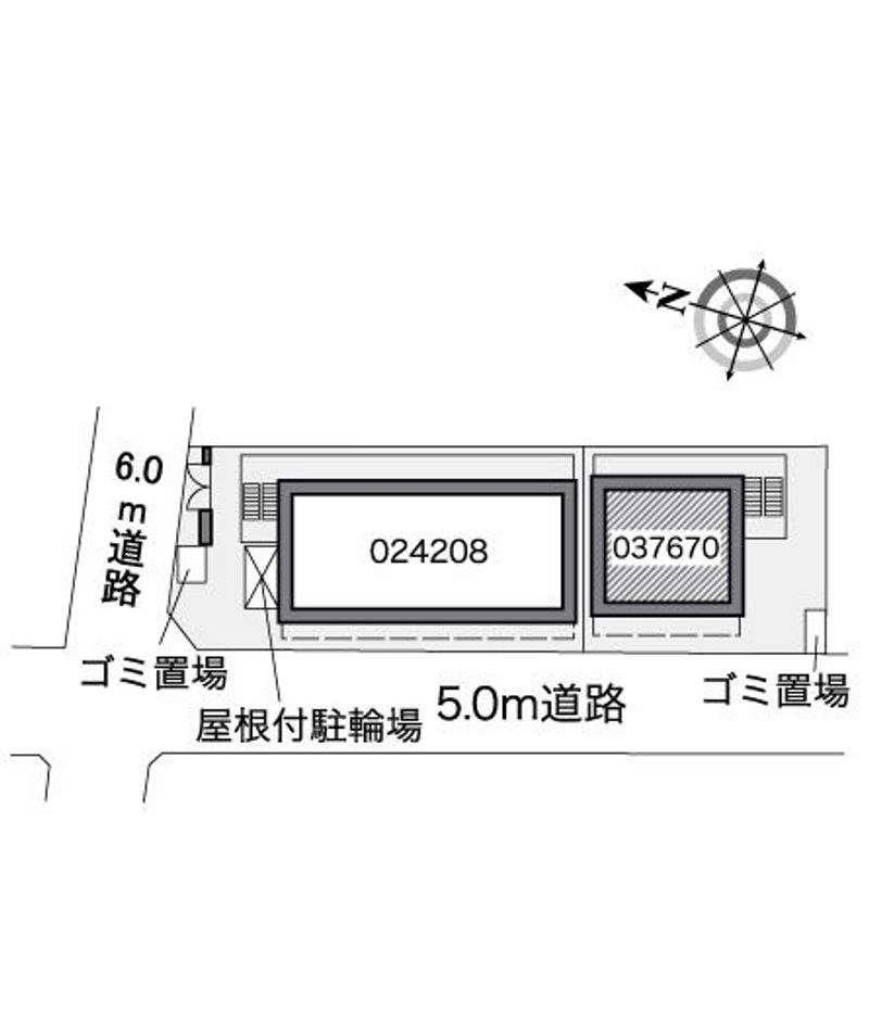 レオパレスドミールナイン 配置図