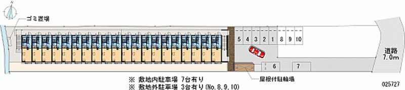 25727 bãi đậu xe hàng tháng