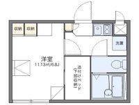 レオパレスエイト 間取り図