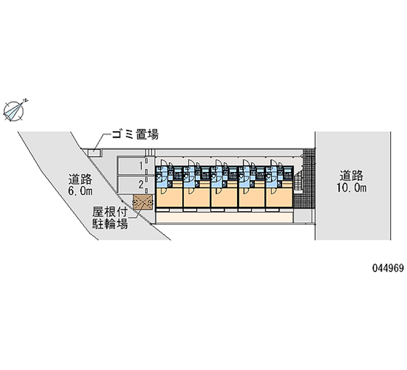 44969 bãi đậu xe hàng tháng