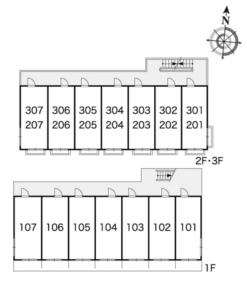 レオパレス新宿 間取り配置図