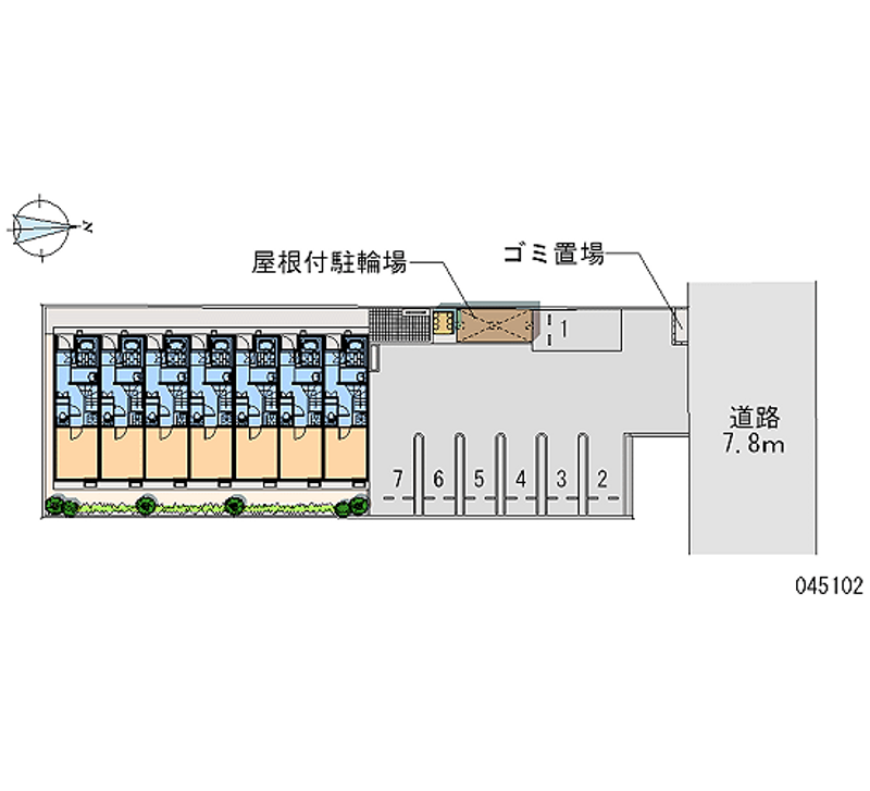 45102月租停車場