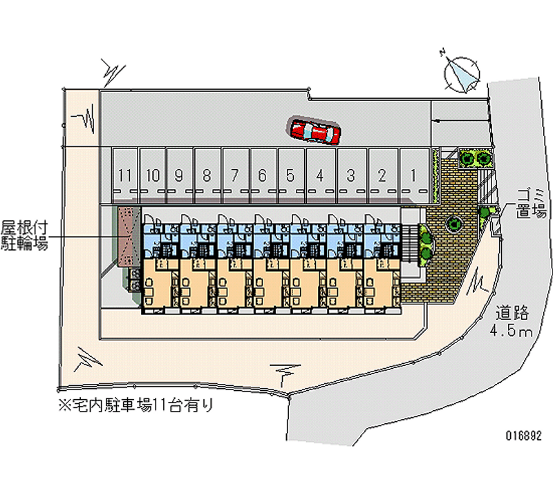 16892 Monthly parking lot