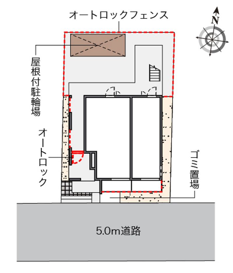 クレイノ弥生 配置図
