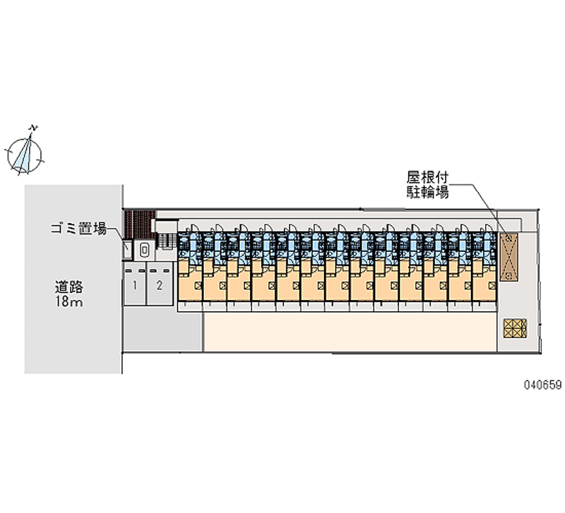 40659 bãi đậu xe hàng tháng