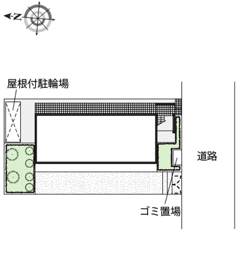 レオパレスオークザック 配置図