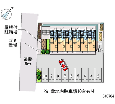 40704 Monthly parking lot