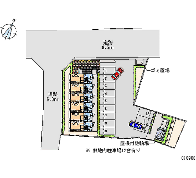 レオパレス平林 月極駐車場