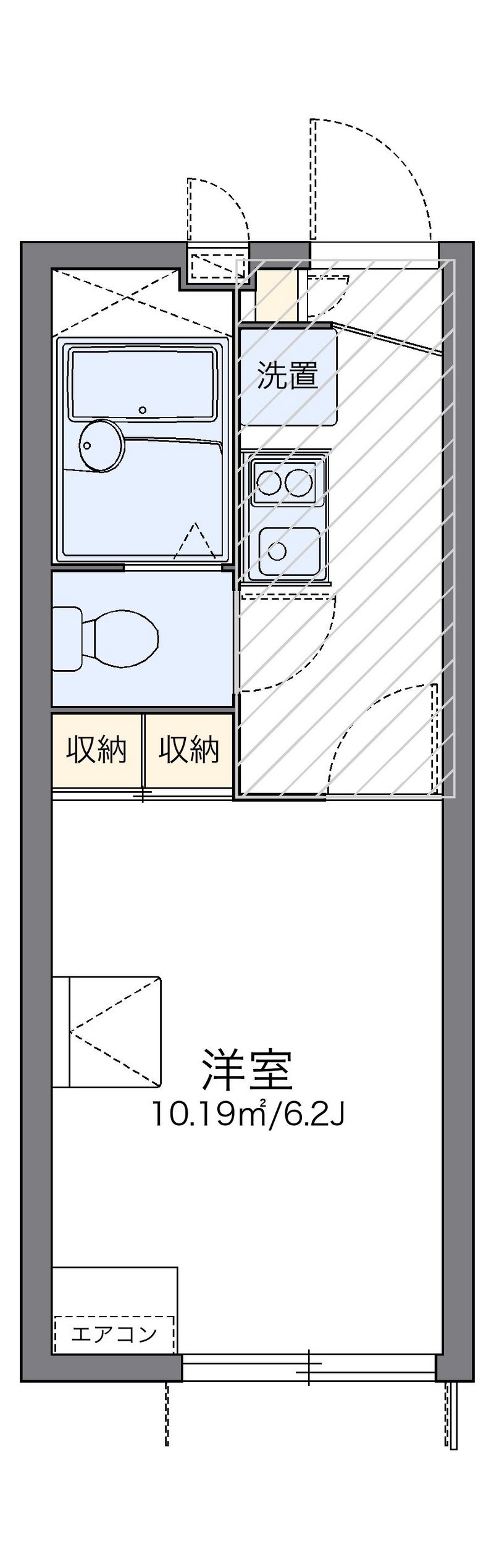 レオパレス六甲ガーデンズ 間取図