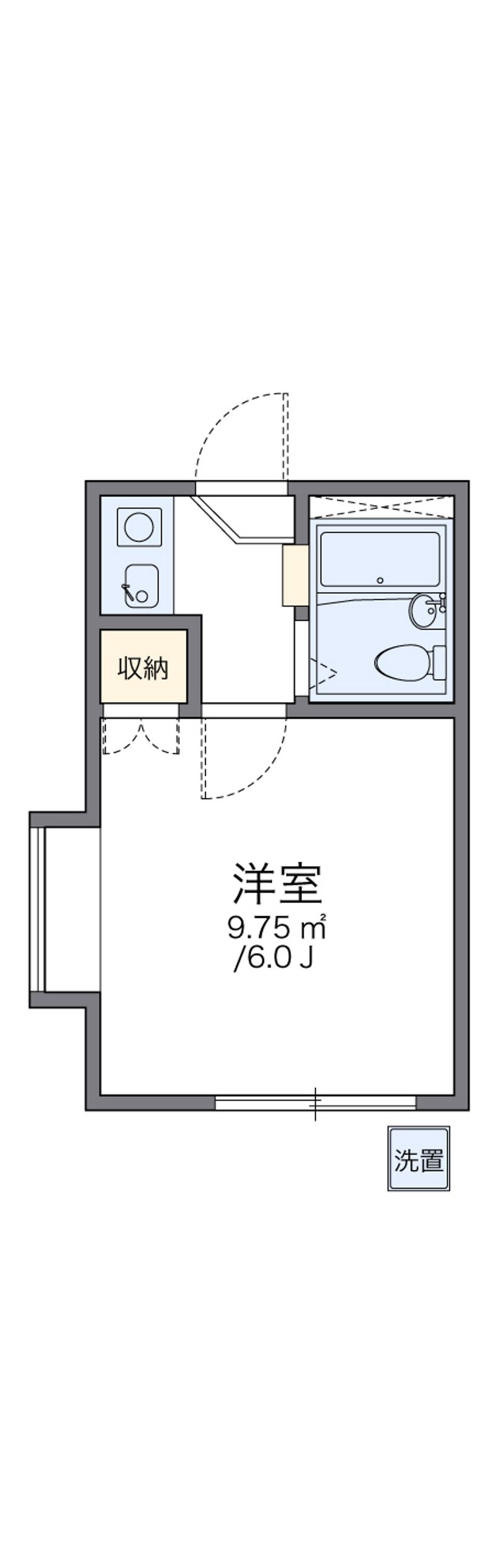 レオパレス豊橋 間取図