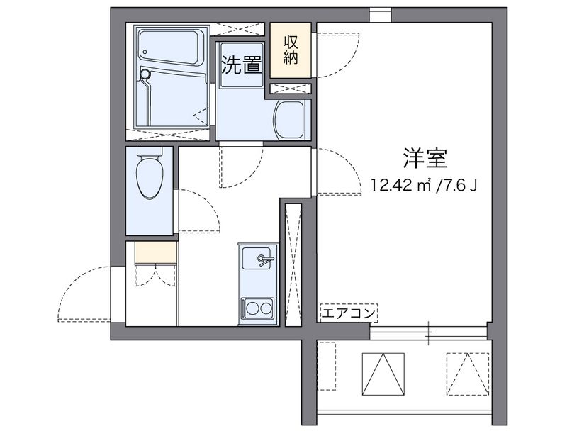 クレイノリヒト 間取図