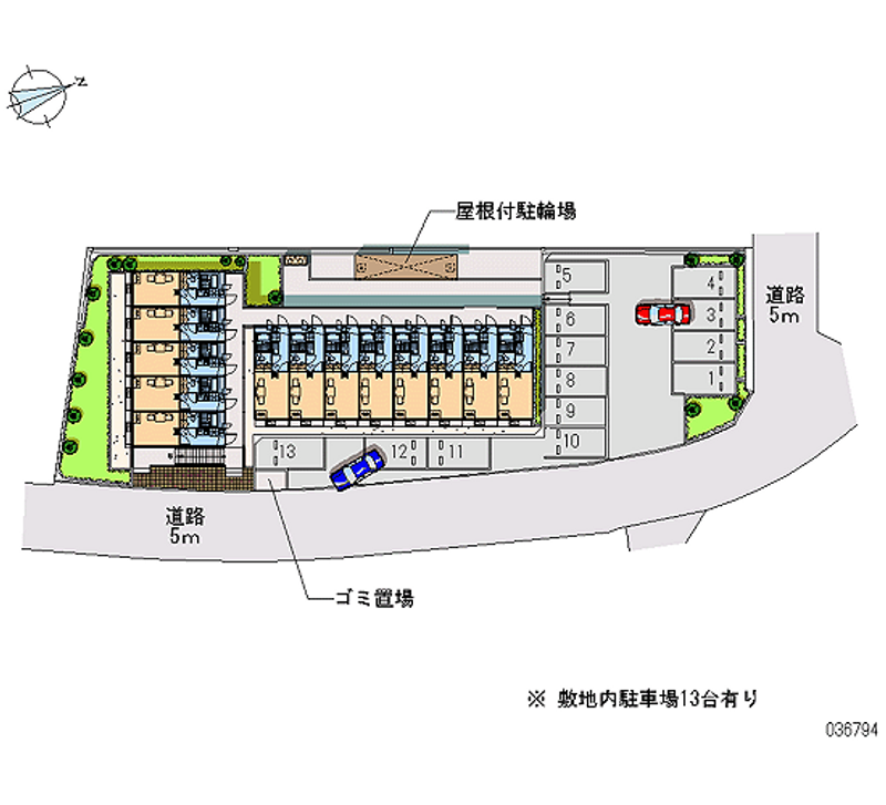 36794 Monthly parking lot